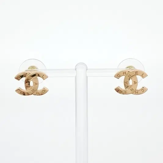 Chanel logo earrings