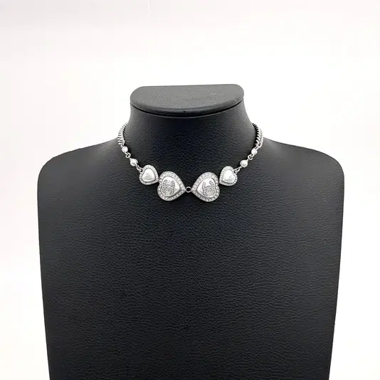 Chanel heart necklace