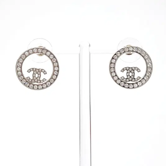 Chanel logo earrings-Hover-Image