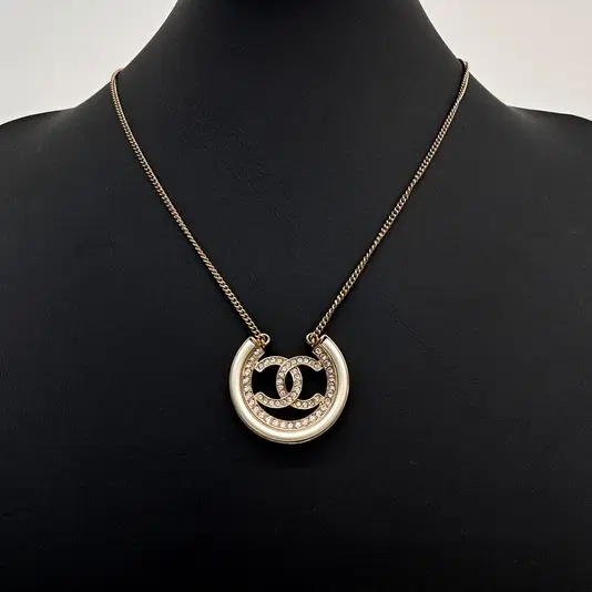 Chanel logo necklace-Hover-Image