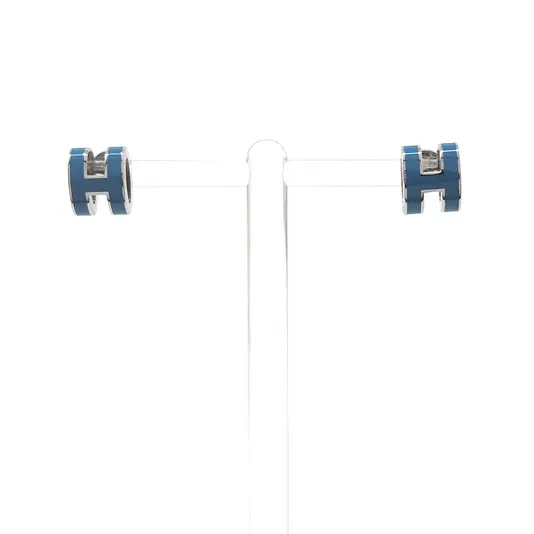 Hermes Mini Pop H Logo Earrings-Hover-Image