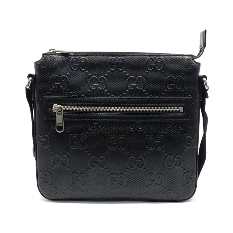 Gucci GG Embossed Messenger Crossbody Bag (406410)-Hover-Image