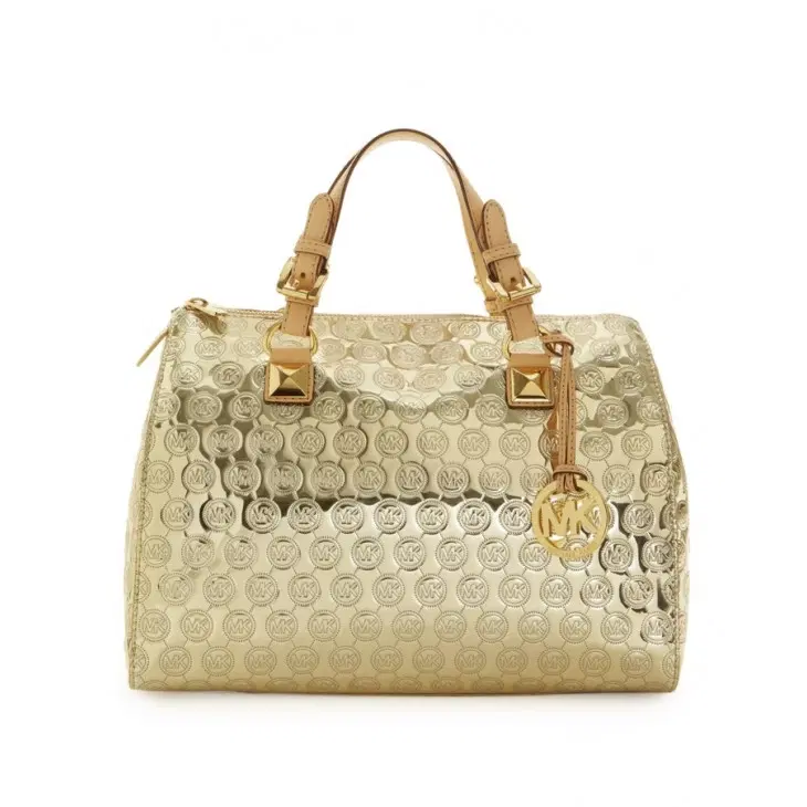 Michael Kors Grayson Large Jet Set Monogrammed Bowler Bag-Hover-Image