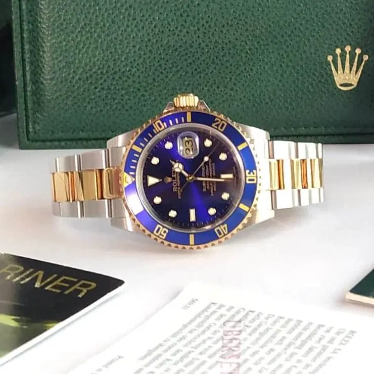 Rolex Submariner 40MM Blue Gold & Steel