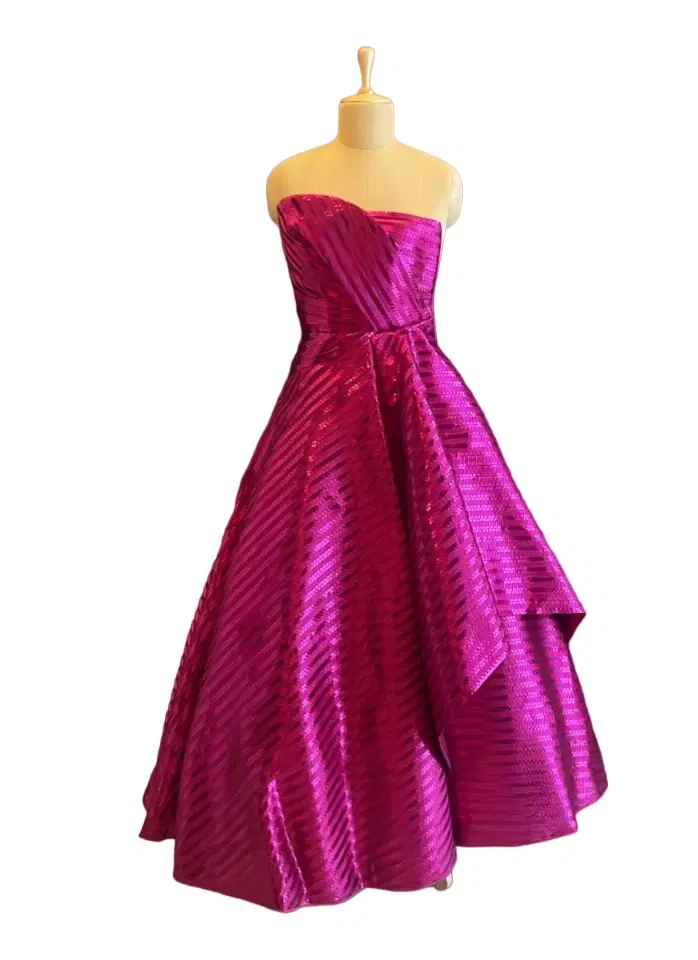 Amit Aggarwal Pink Dress