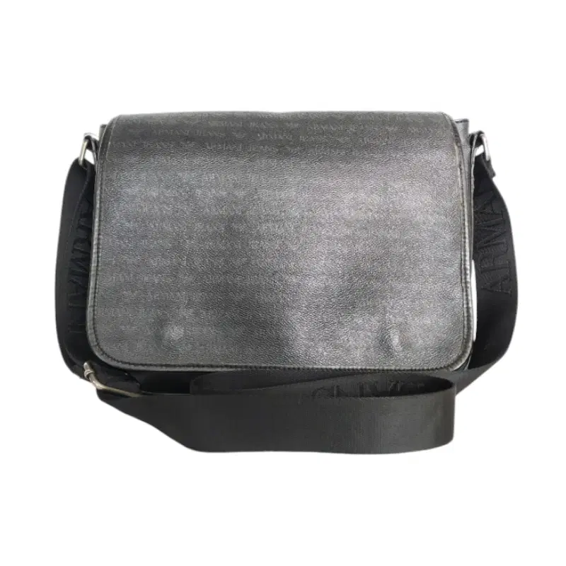 Armani Jeans J4 Pebbled Eco Leather Messenger Bag