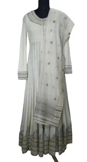 Anamika Khanna White Dress