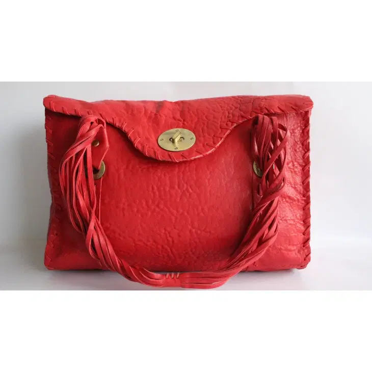 'All You Need Comes With Me' Red Handbag-Hover-Image