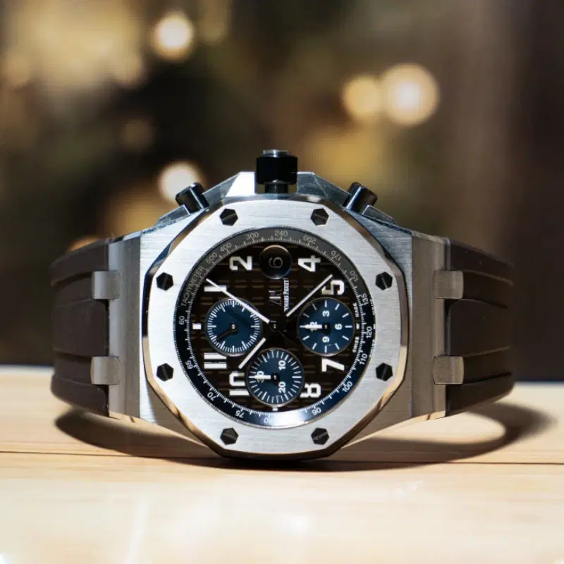 Audemars Piguet Havana 42MM Royal Oak Offshore Chronograph Brown Blue