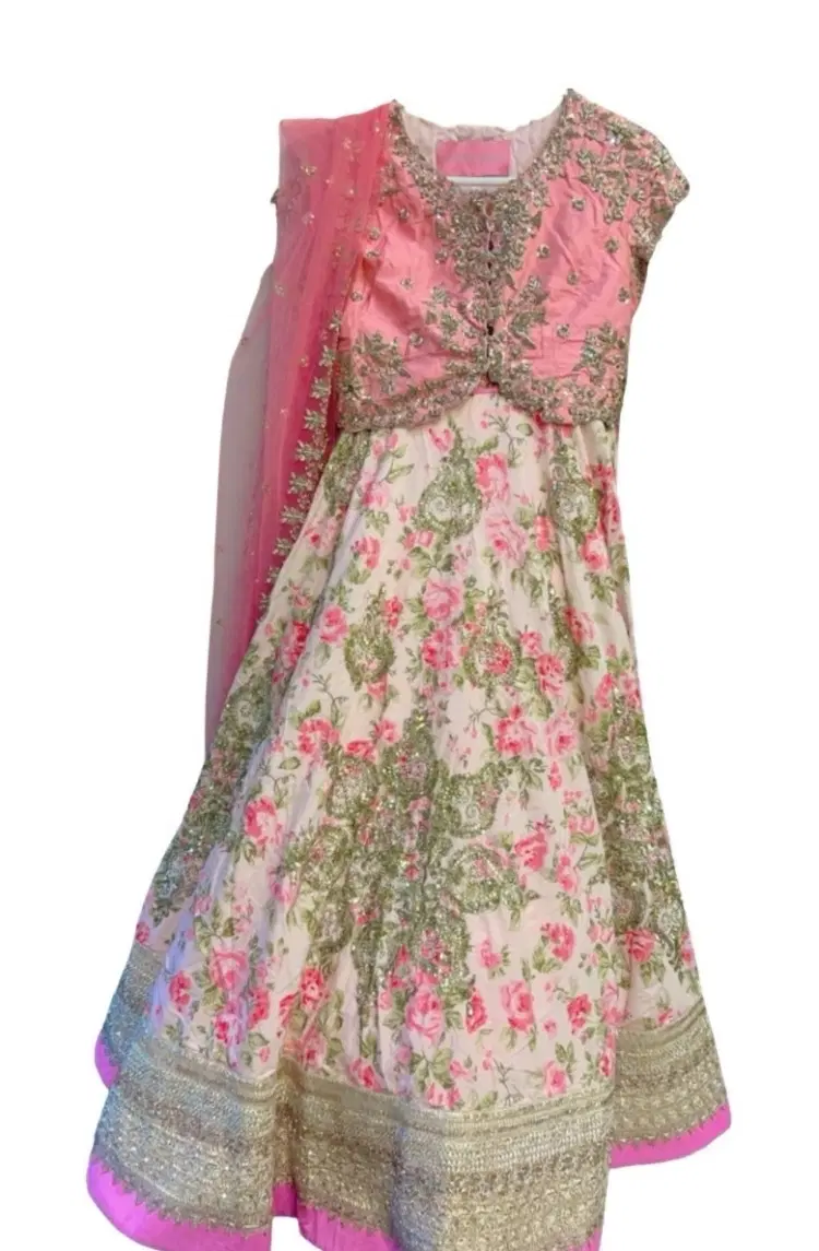 Anushree Reddy Sangeet Floral Lehenga-Hover-Image