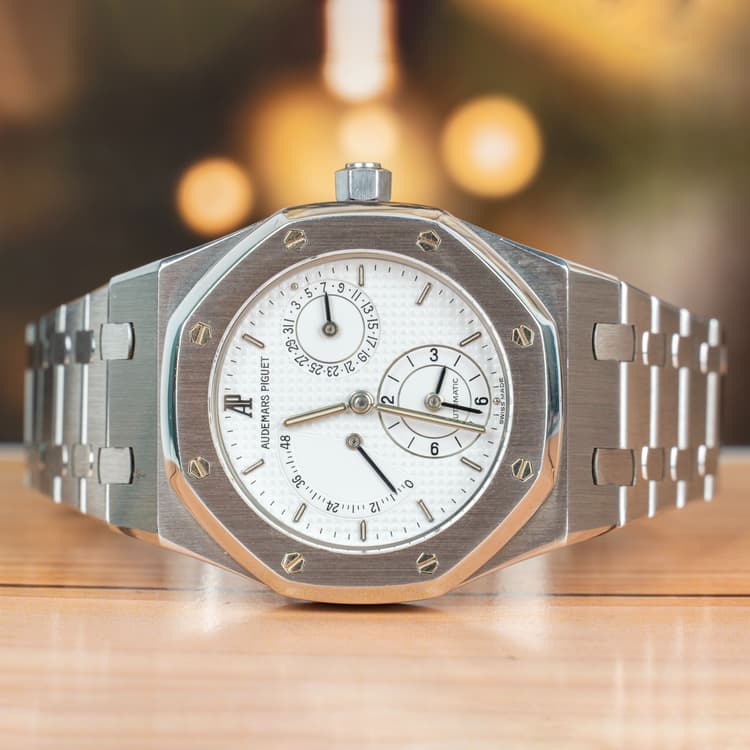 Audemars Piguet Royal Oak Dual Time 36 MM Steel Self Winding Full Set-Hover-Image