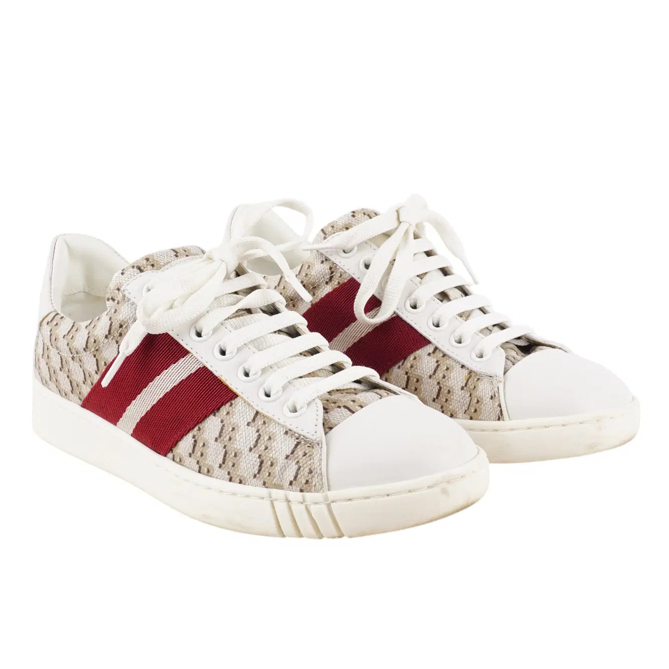 Bally BB printed canvas Wisen Sneakers