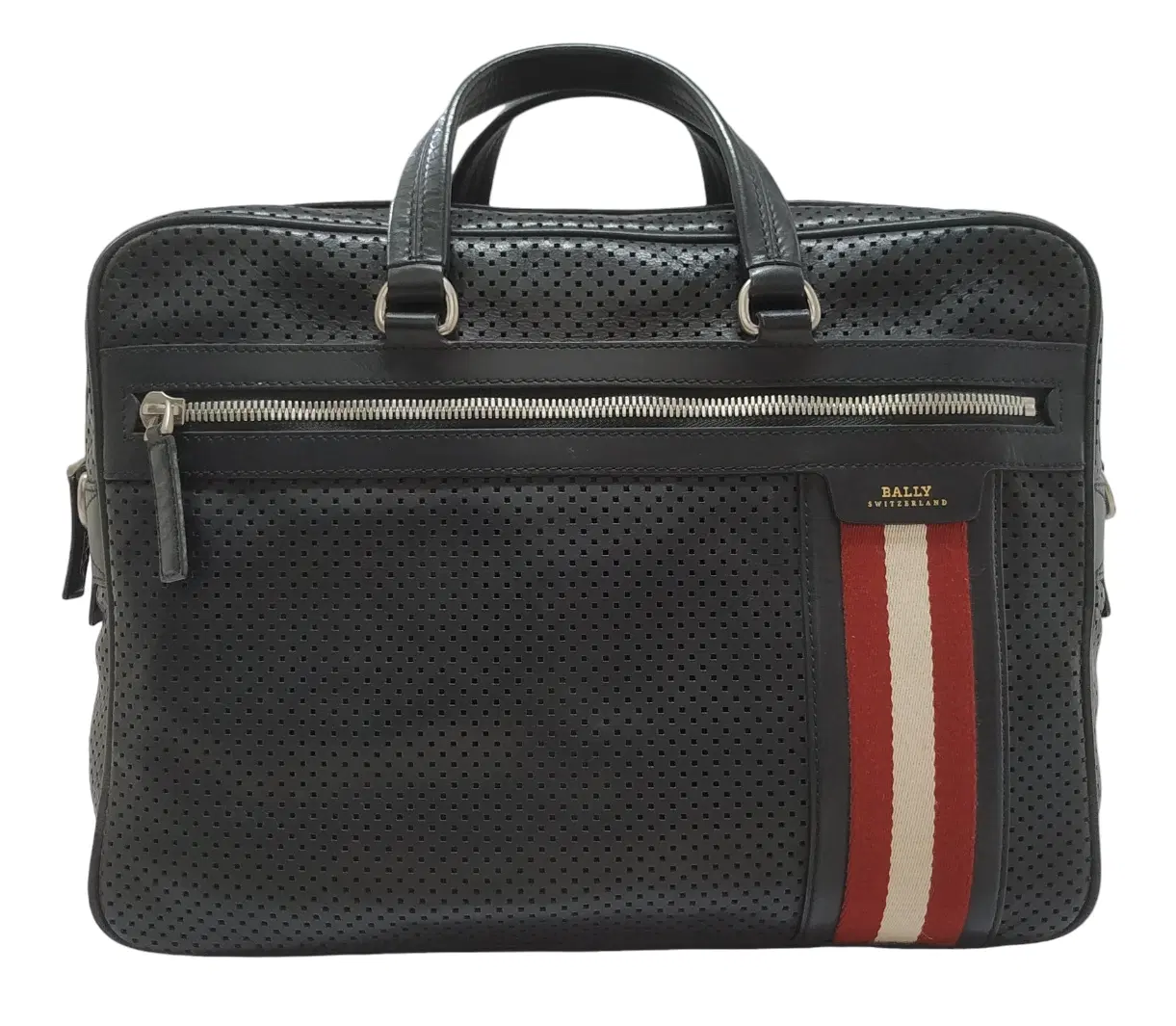 Bally Perforated Leather Bag