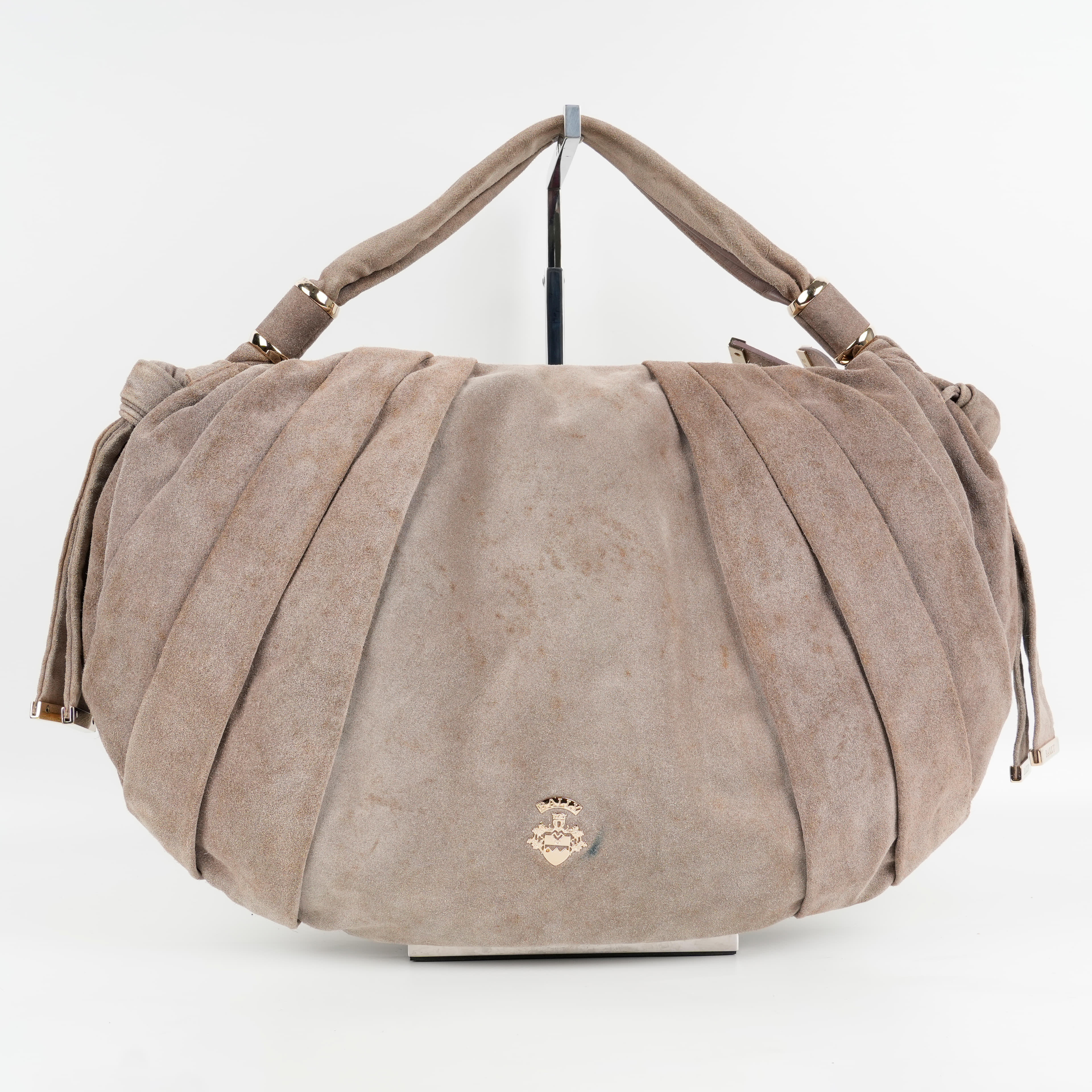 Bally Suede Hobo Bag