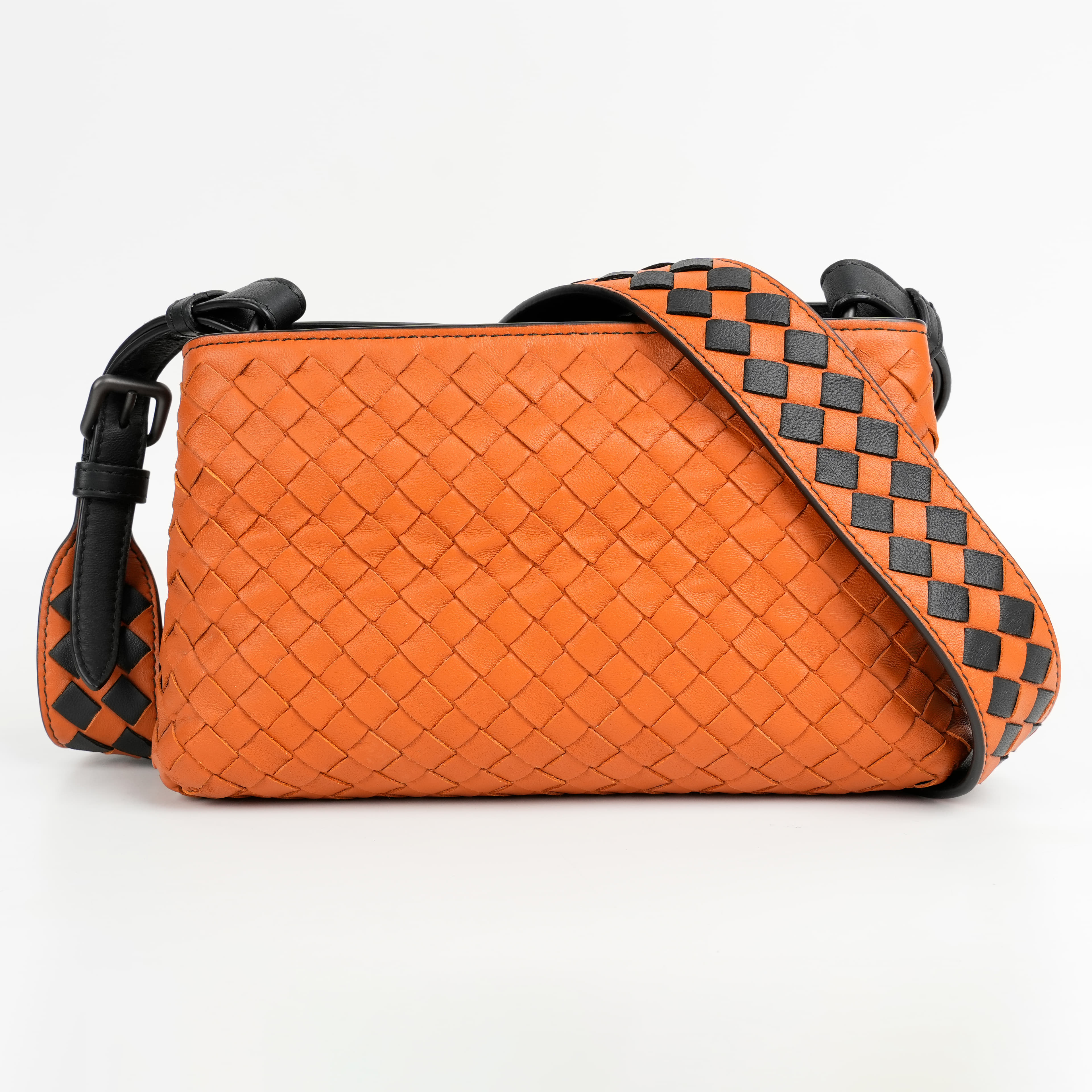 Bottega Veneta Intrecciato Leather Crossbody Bag