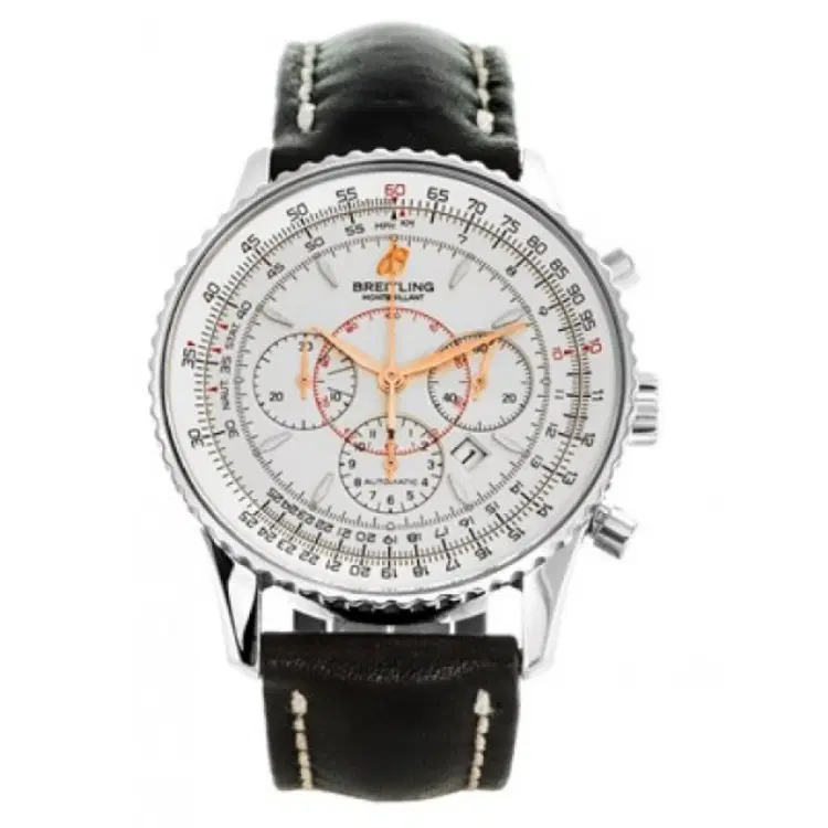 Breitling Montbrillant Stainless Steel Watch-Hover-Image
