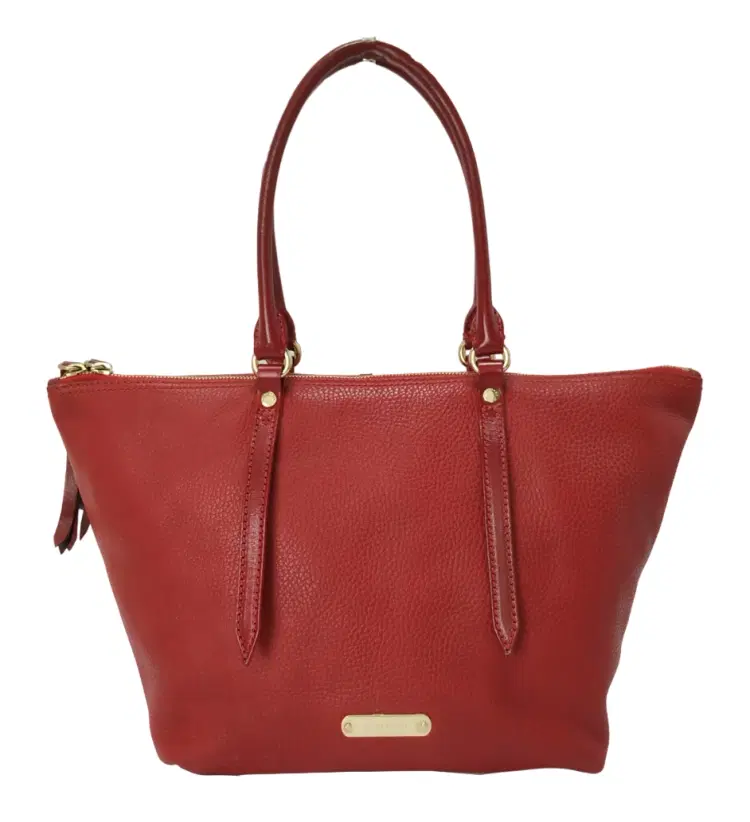 Burberry Red London Grain Salisbury Bag-Hover-Image