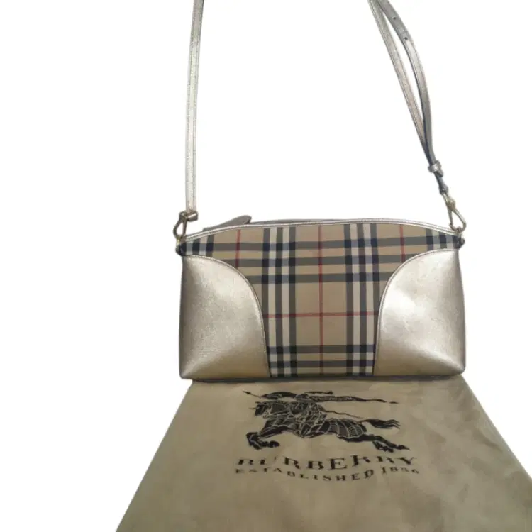Burberry Horseferry Check Small Chichester Crossbody Clutch-Hover-Image