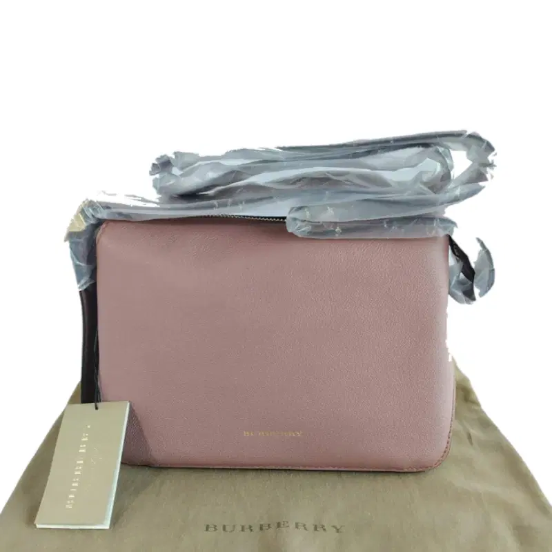 Burberry Helmsley House Check Leather Crossbody Bag