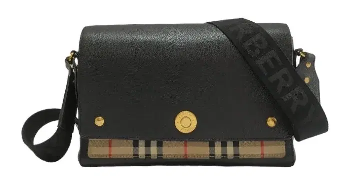 Burberry Check Black Note Bag