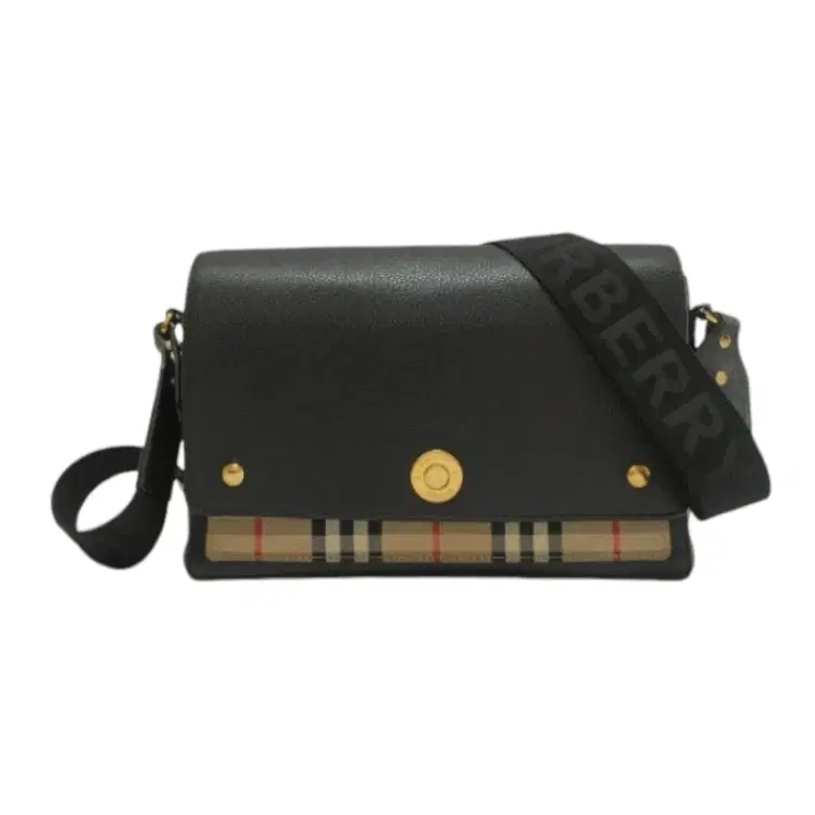Burberry Check Black Note Bag-Hover-Image