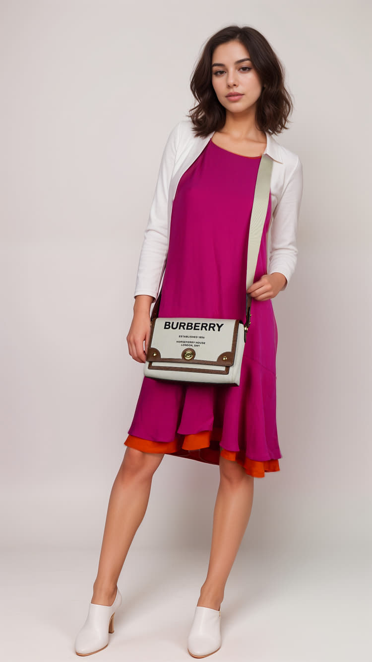 Burberry Horseferry-Print Canvas Leather Note Crossbody Bag-Hover-Image