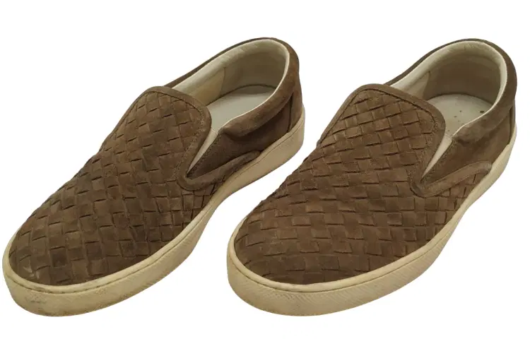 Bottega Veneta Intrecciato Suede Slip-On Sneaker-Hover-Image