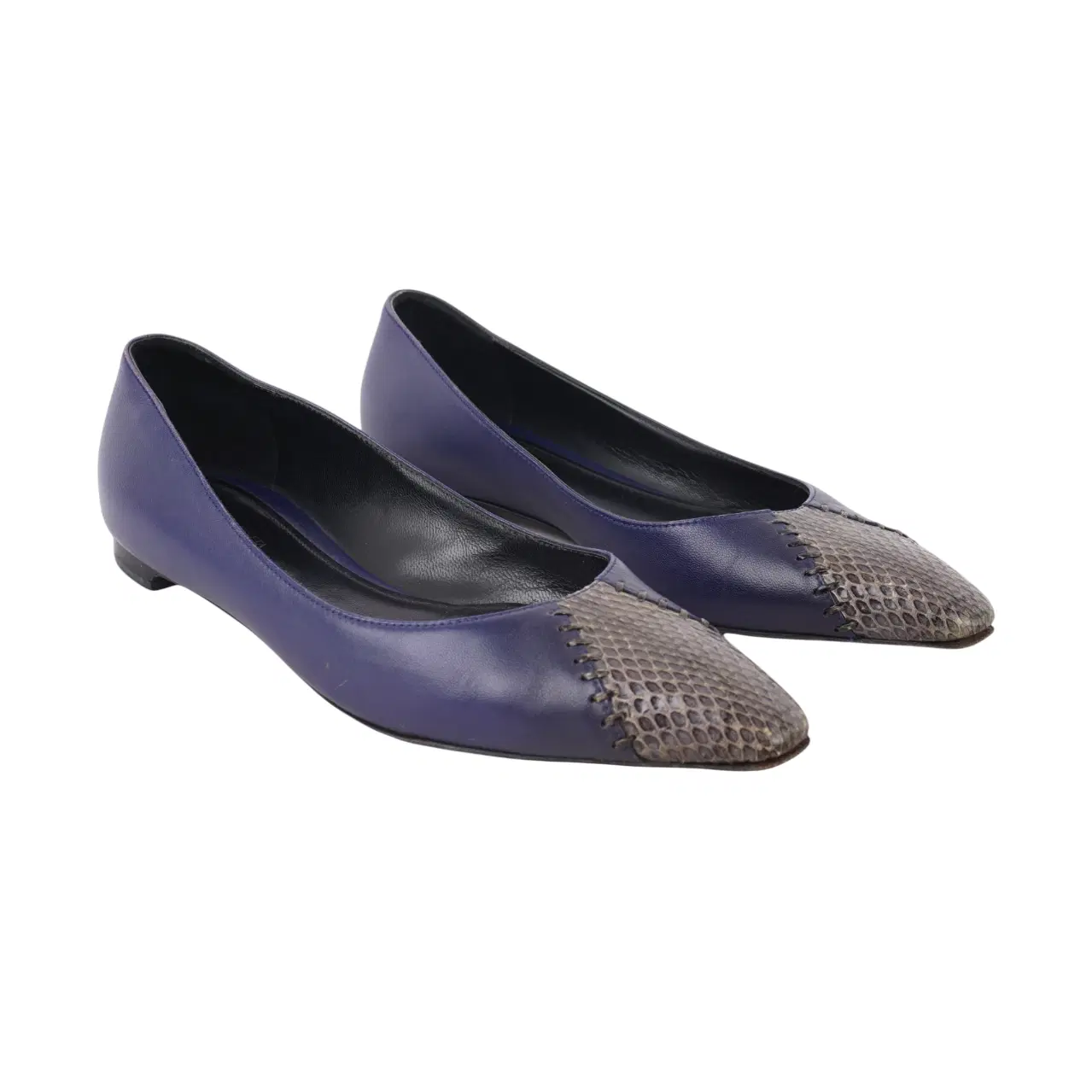 Bottega Veneta Exotic Leather Flats