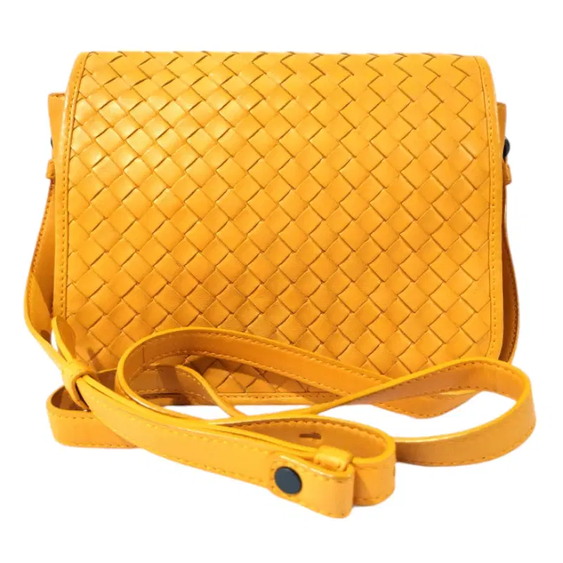 Bottega Veneta Intrecciato Nappa Leather Crossbody Flap Bag
