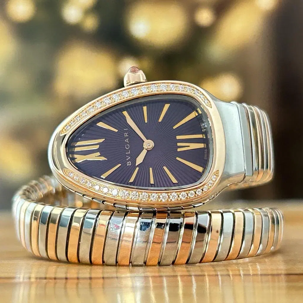 Bvlgari Serpenti Tubogas 35mm Ladies Purple Dial Watch