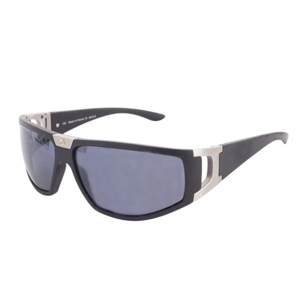 Cartier Black/Grey Matte Santos Sport 115 Shield Sunglasses