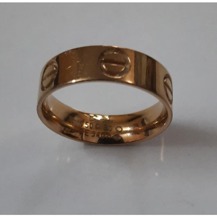 Cartier Love 18K Rose Gold Ring-Hover-Image