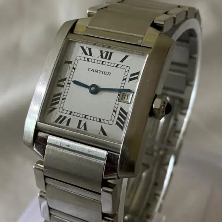 Cartier Tank Francaise 2465 Stainless Steel Watch-Hover-Image