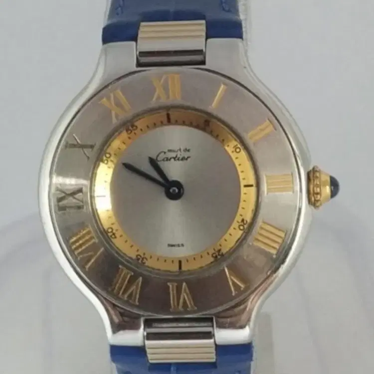 Cartier Must 21 Stainless Steel 28mm Quartz Watch-Hover-Image