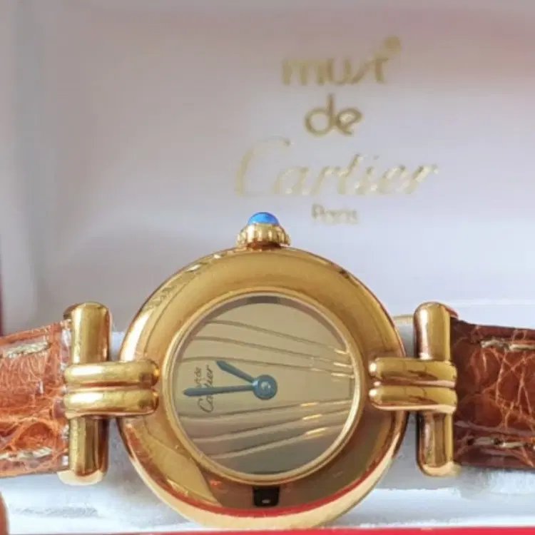 Cartier Must 21 925 Vermeil Women Watch-Hover-Image
