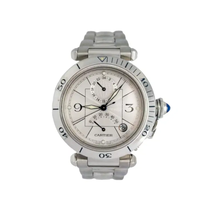 Cartier Pasha 2388 Steel Automatic With Power Indication-Hover-Image
