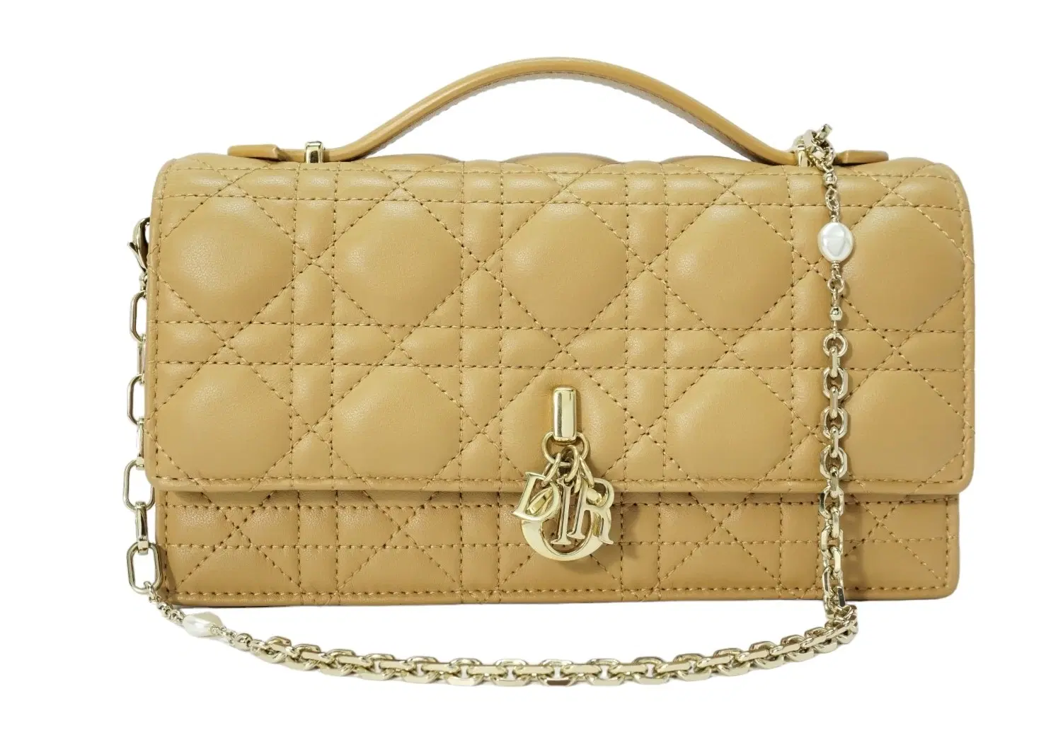 Dior Mini Miss Dior Bag Tan Cannage Lambskin