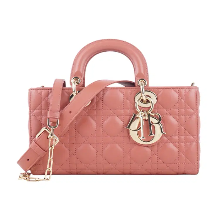 Dior Lambskin Cannage Medium Lady D-Joy Ethereal Pink-Hover-Image