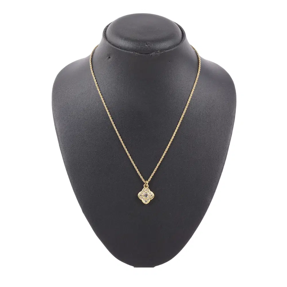 Christian Dior Flower Design Necklace