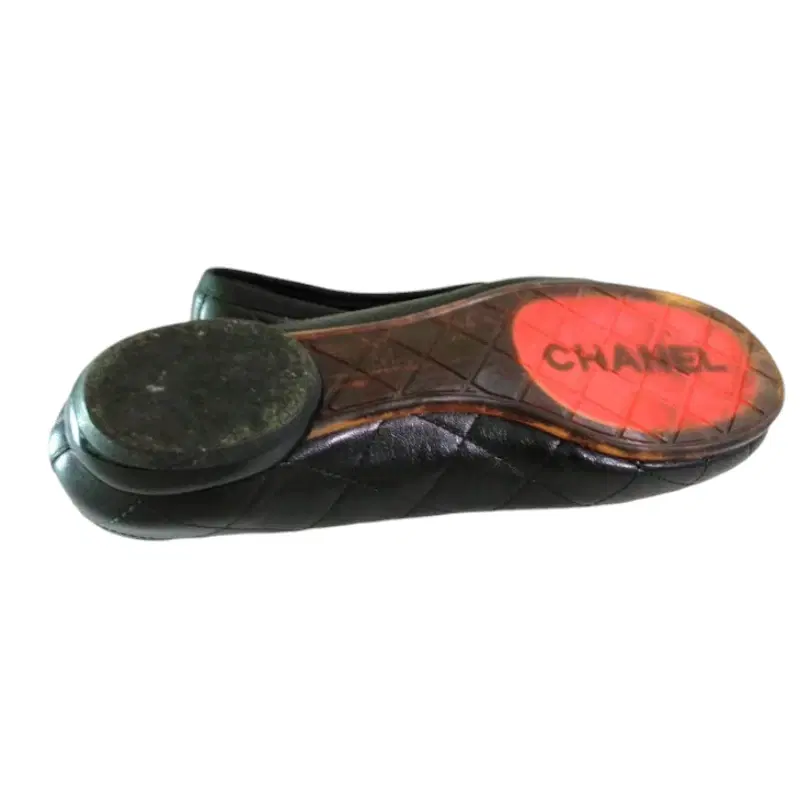 Chanel Quilted Cambon CC Ballet Flats