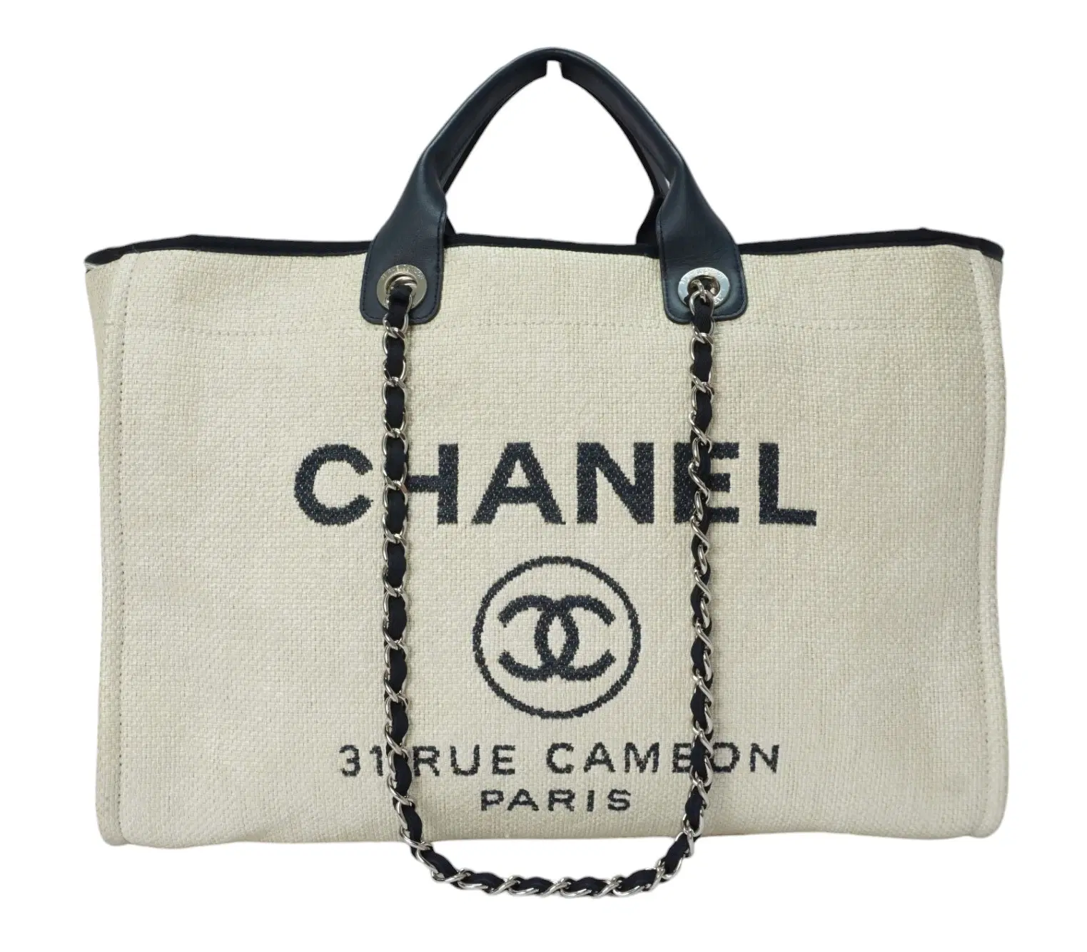 Chanel Deauville Tote In White