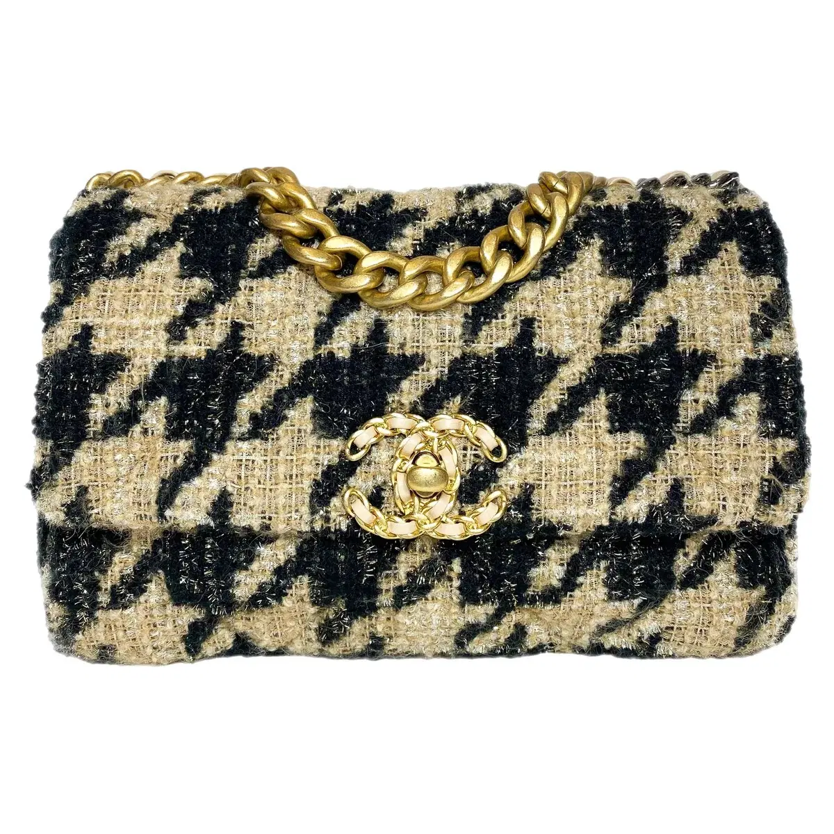 Chanel 19 Tweed Houndstooth