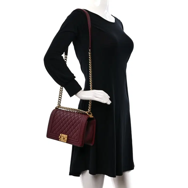 Chanel LeBoy Medium Red Bag-Hover-Image