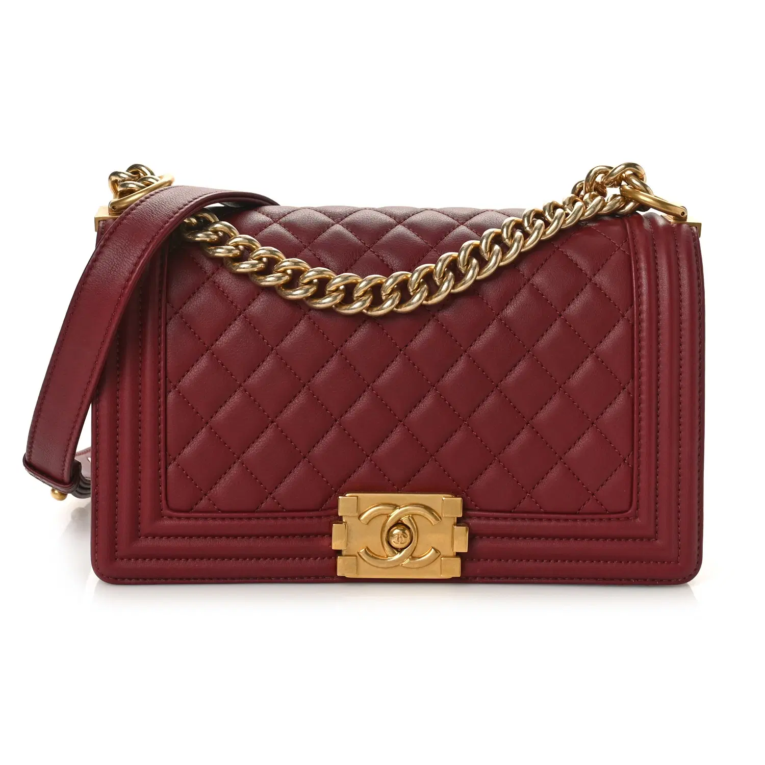Chanel LeBoy Medium Red Bag