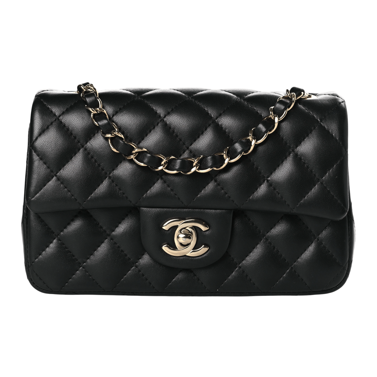 Chanel Mini Rectangular Black GHW