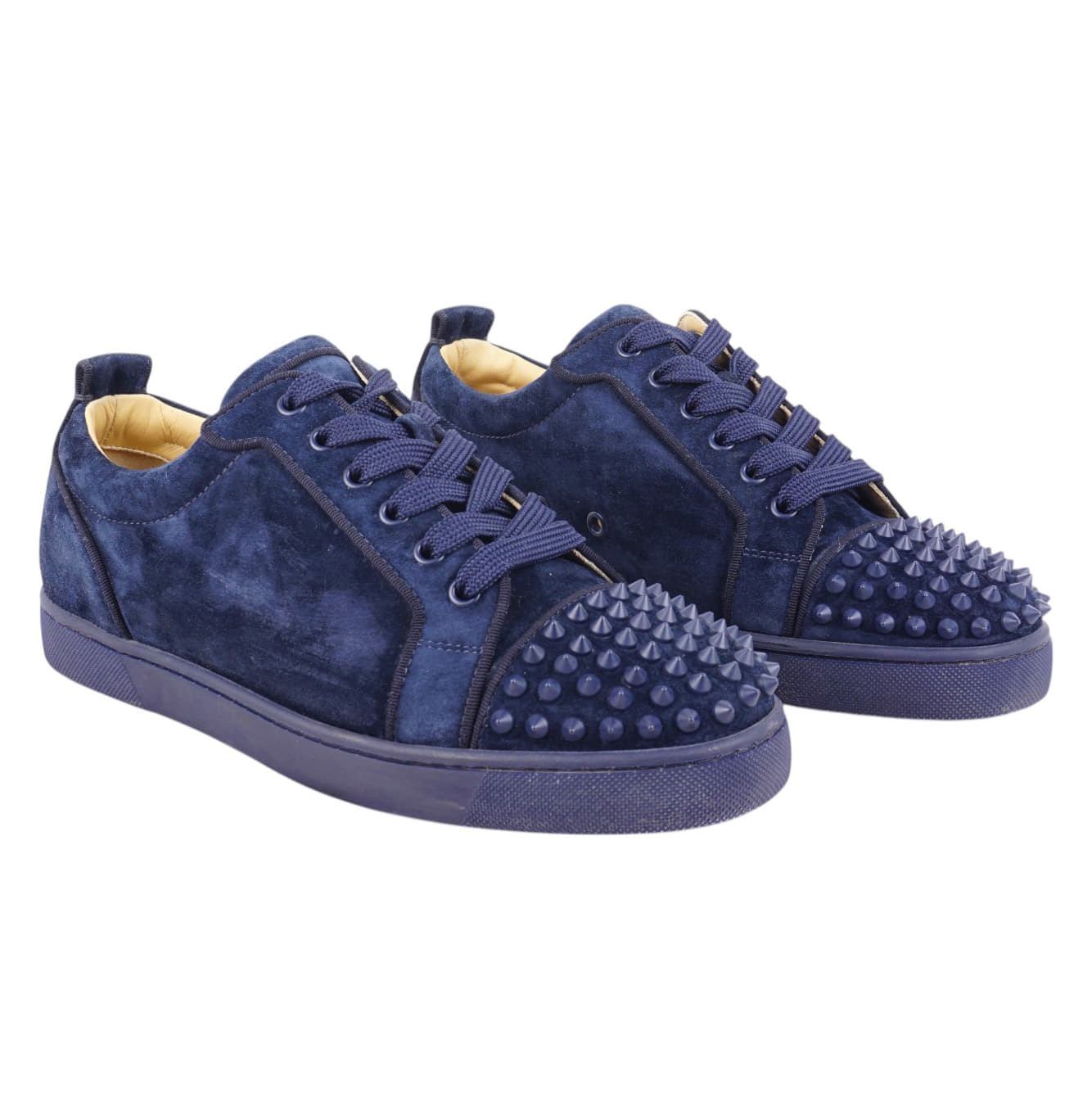 Christian Louboutin Louis Spikes Suede Sneakers Men-Euro 40