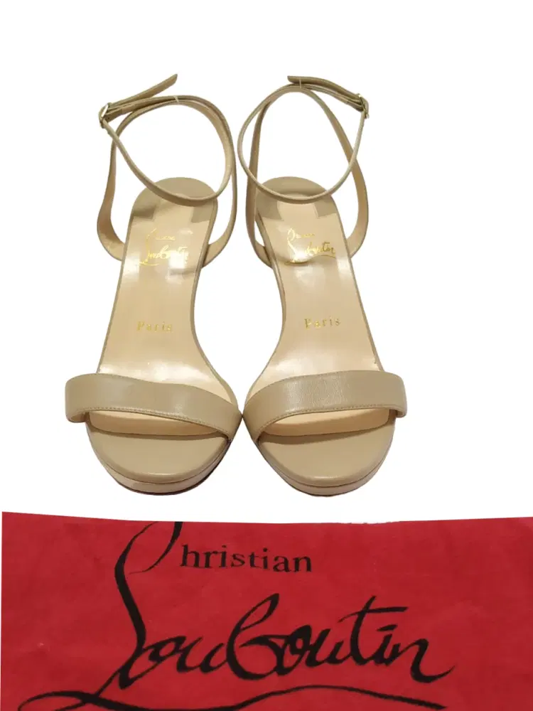 Christian Louboutin Loubi Queen Ankle Strap Sandal-Hover-Image