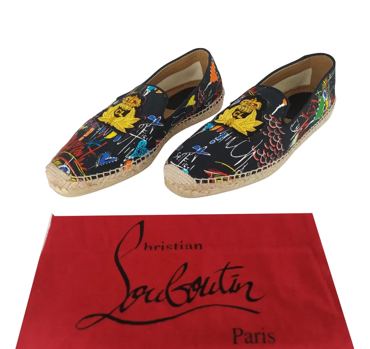 Christian Louboutin Nanou Orlato Flat Espadrilles