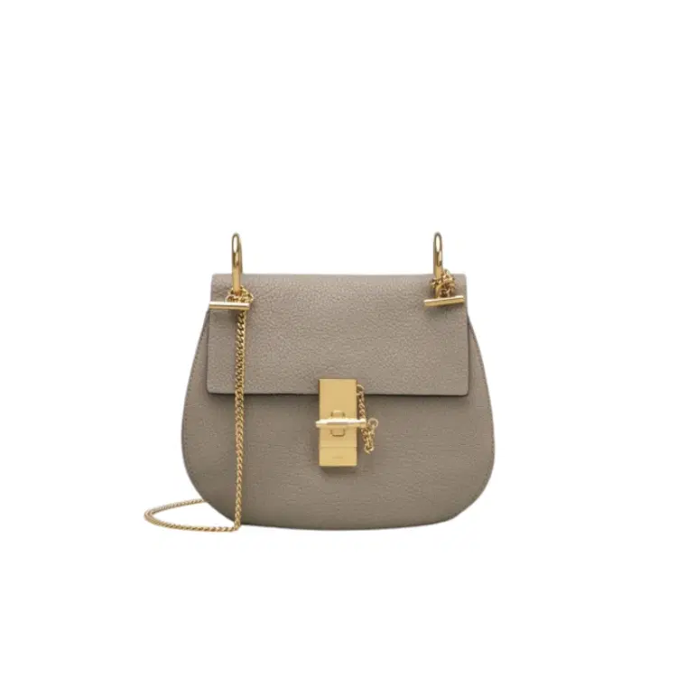 Chloe Drew Shoulder Bag, Motty Grey | Luxepolis.com-Hover-Image