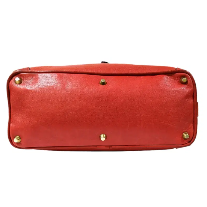 Chloe Kerala Red Grained Leather Tote